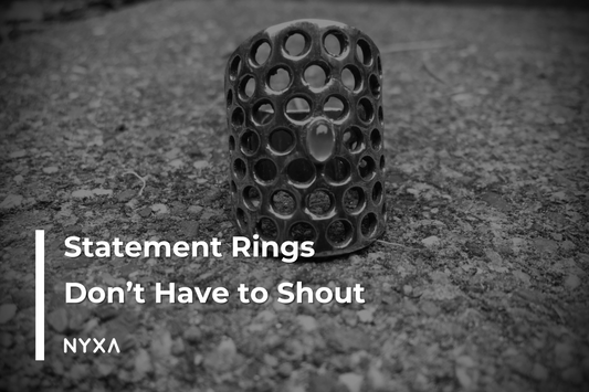 Statement Rings Don’t Have to Shout
