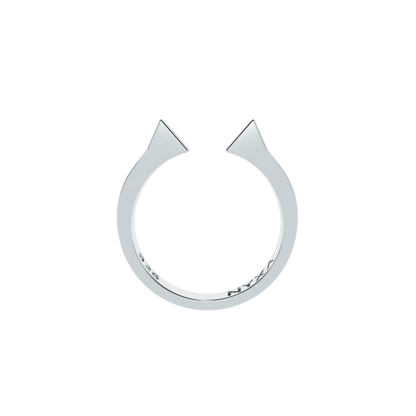 Atlas Slim Sterling Silver Ring - NYXA