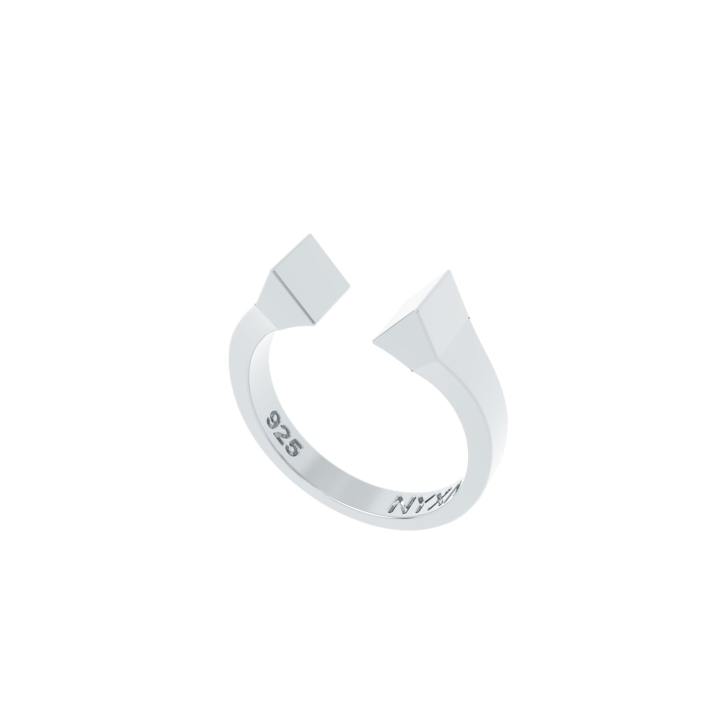 Atlas Slim Sterling Silver Ring - NYXA