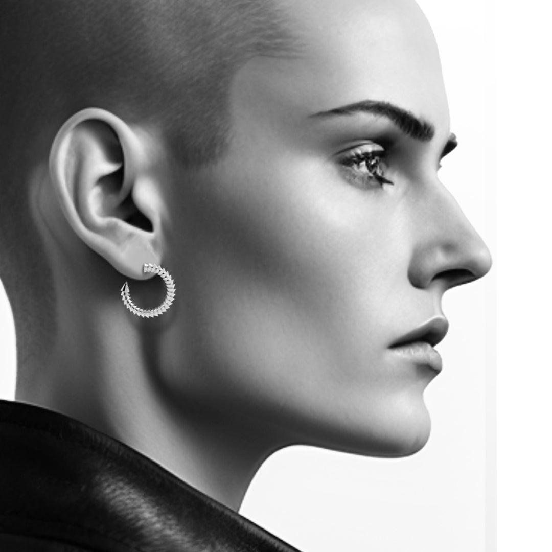 Ourea Sterling Silver Hoops - NYXA