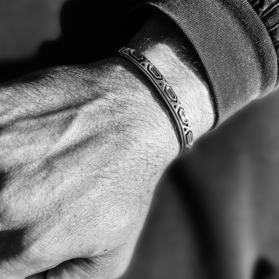 Castro Cuff Sterling Silver Bracelet