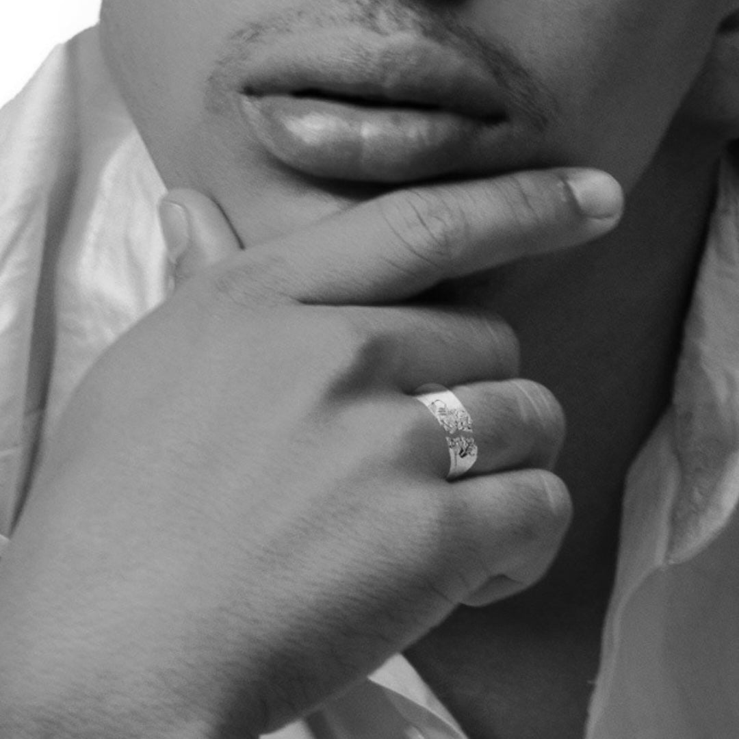 Chasm Sterling Silver Ring - NYXA