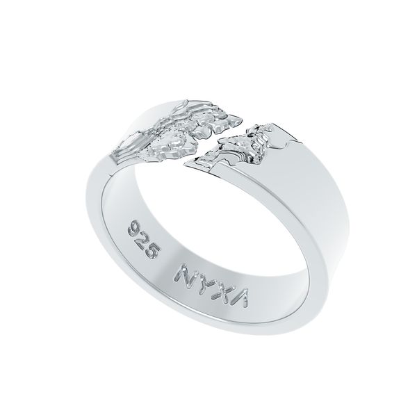 Chasm Sterling Silver Ring - NYXA