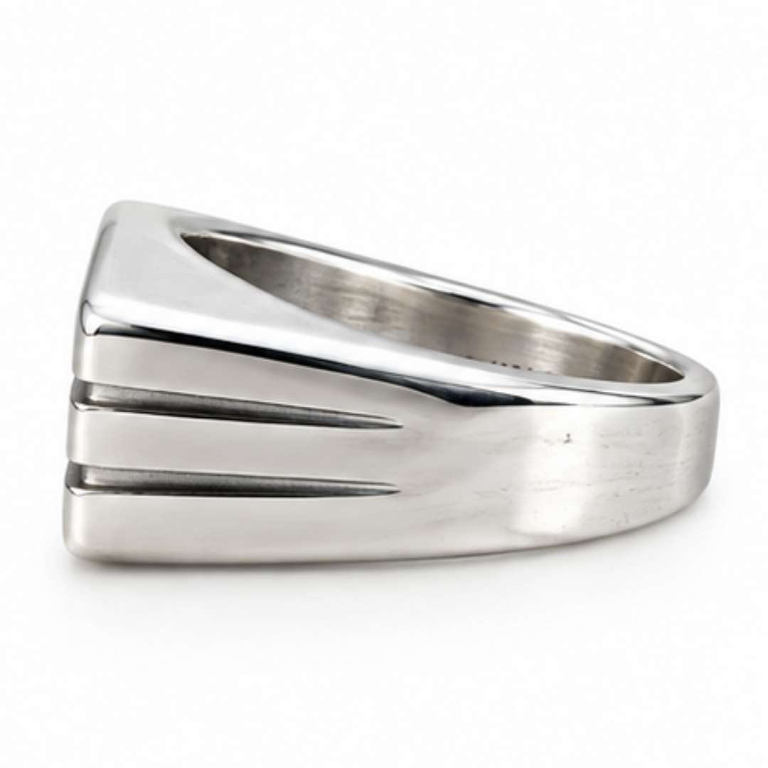 Parallel Sterling Silver Ring