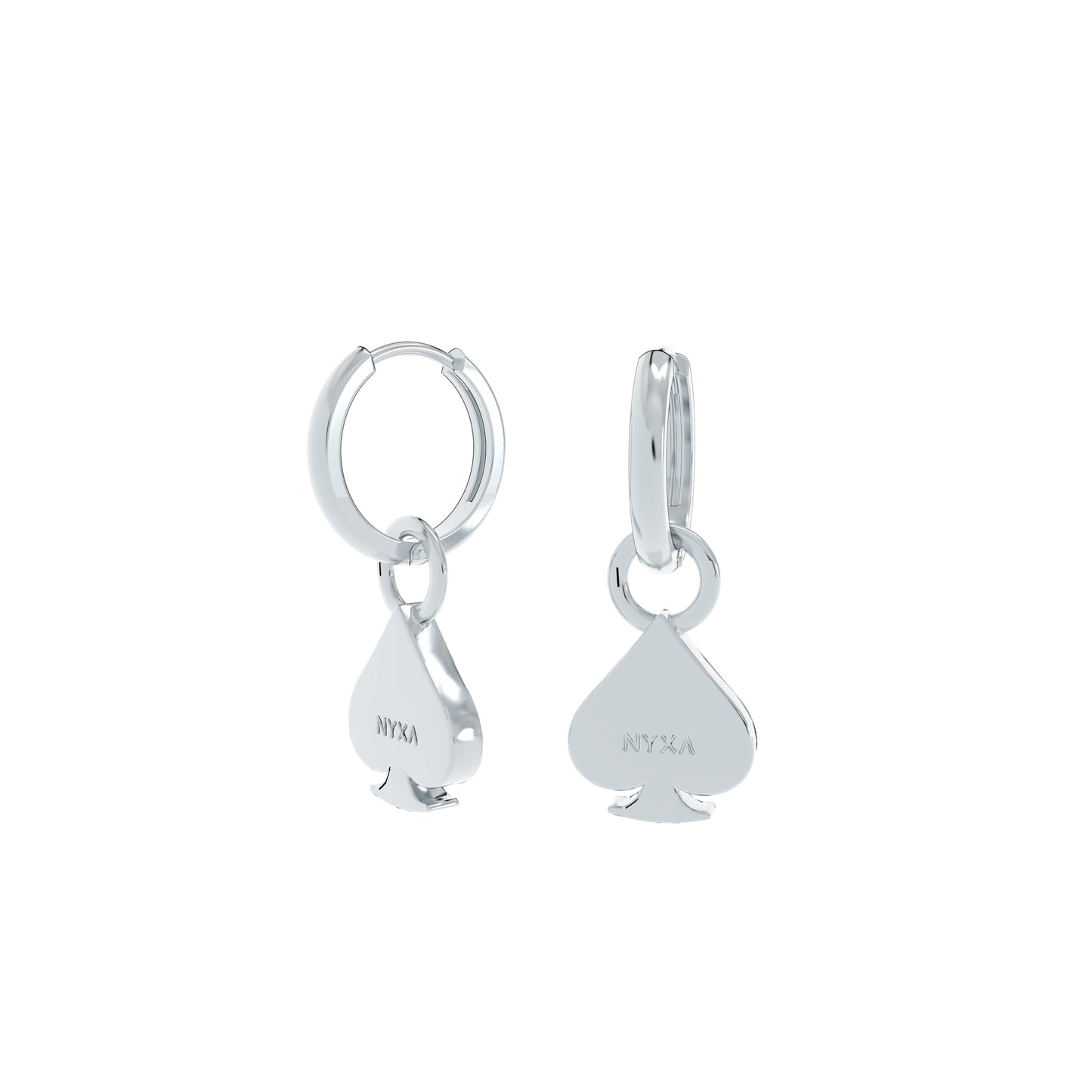Spade Sterling Silver Earrings - NYXA