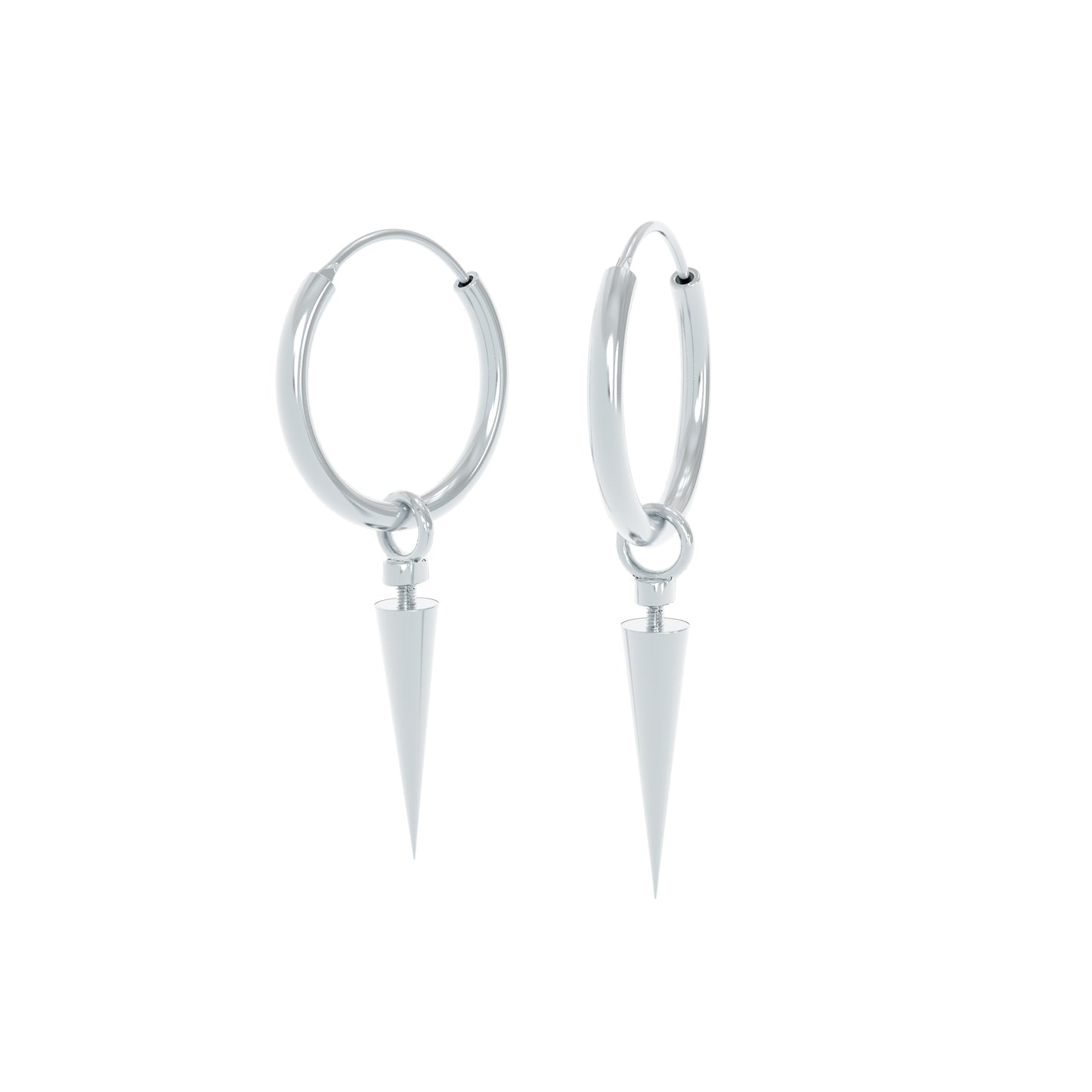 Stellar Spike Sterling Silver Earrings - NYXA