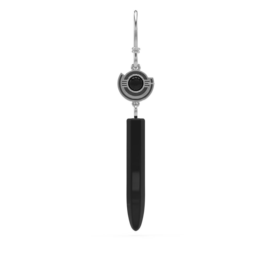 Astral Black Onyx Drop Earrings