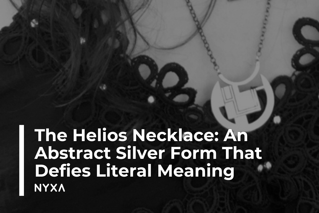 The Helios Necklace: An Abstract Silver Form That Defies Literal Meaning