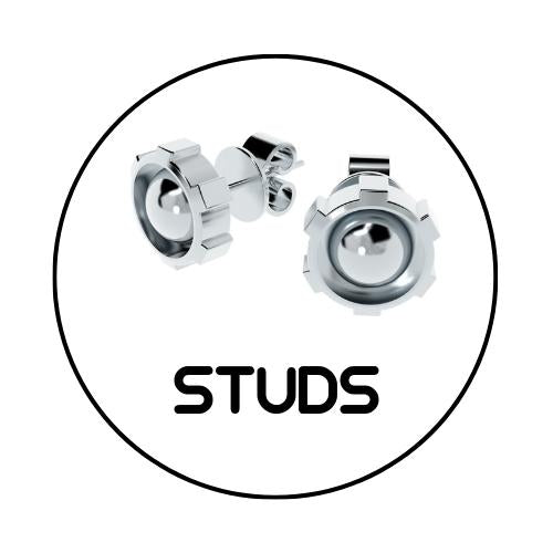 An image of a pair of stud earrings