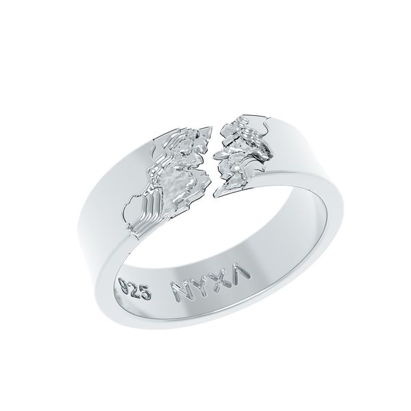 Sterling Silver Chasm Ring by NYXA
