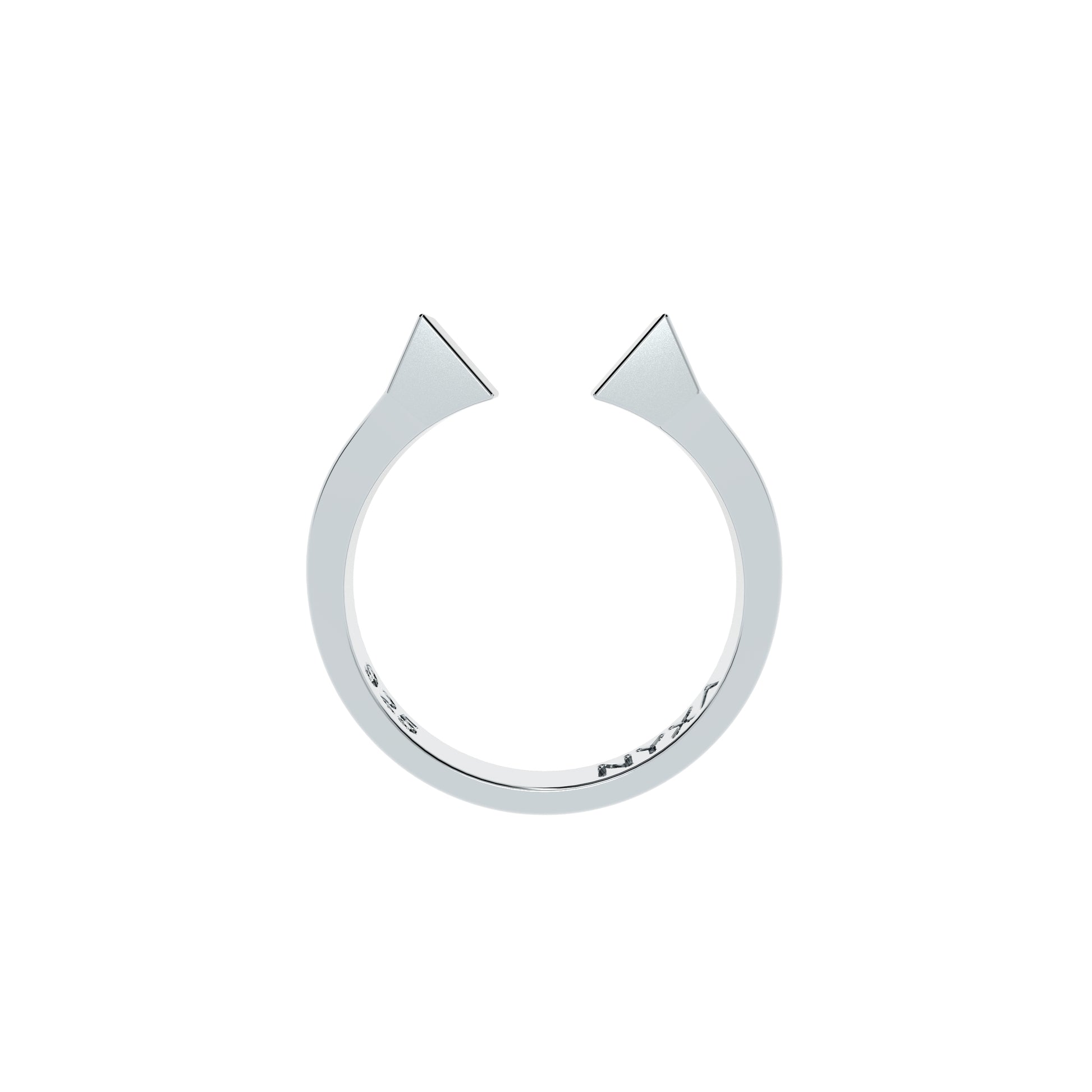 Atlas Slim Sterling Silver Ring - NYXA