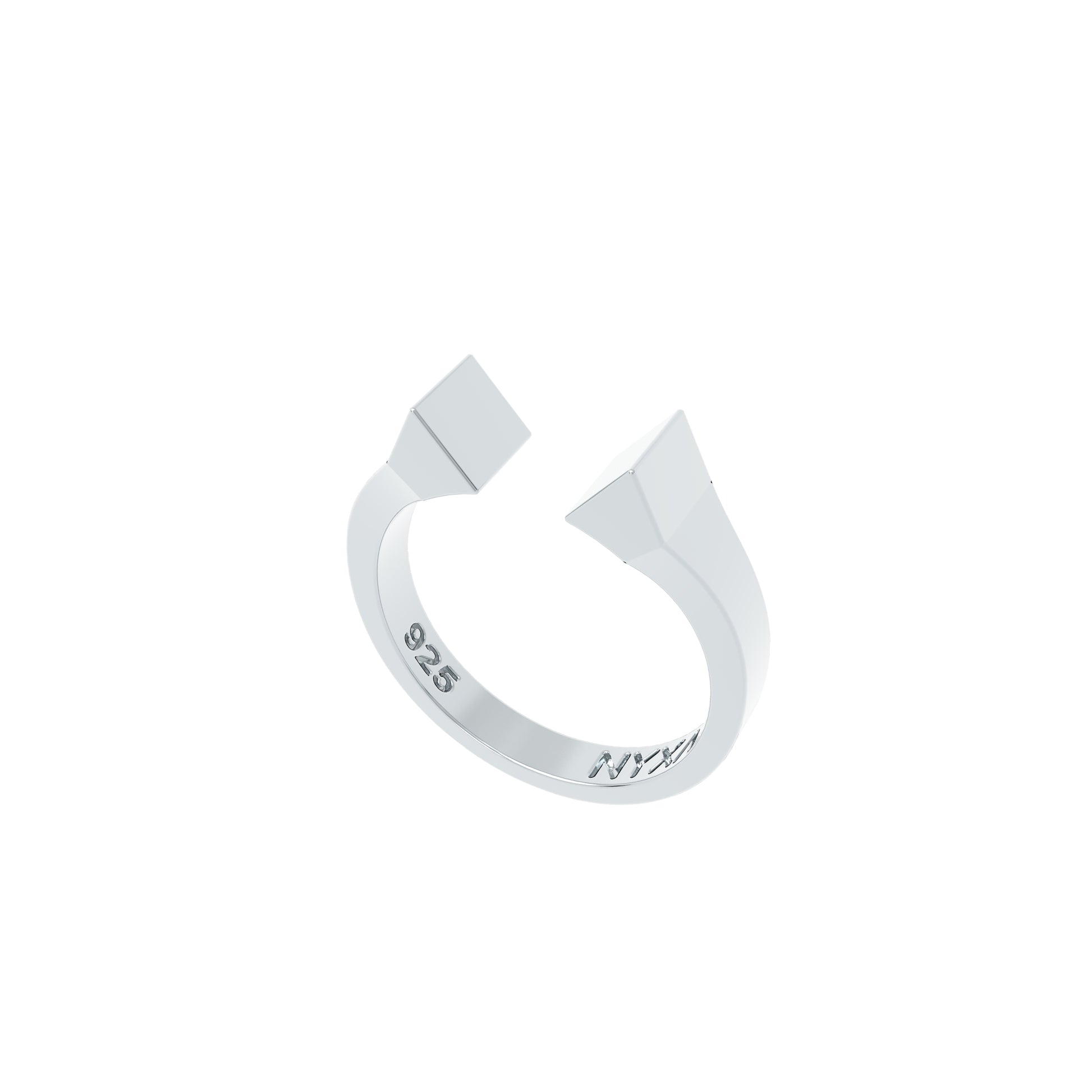 Atlas Slim Sterling Silver Ring - NYXA