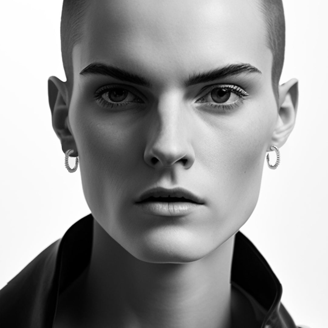 Ourea Sterling Silver Hoops - NYXA