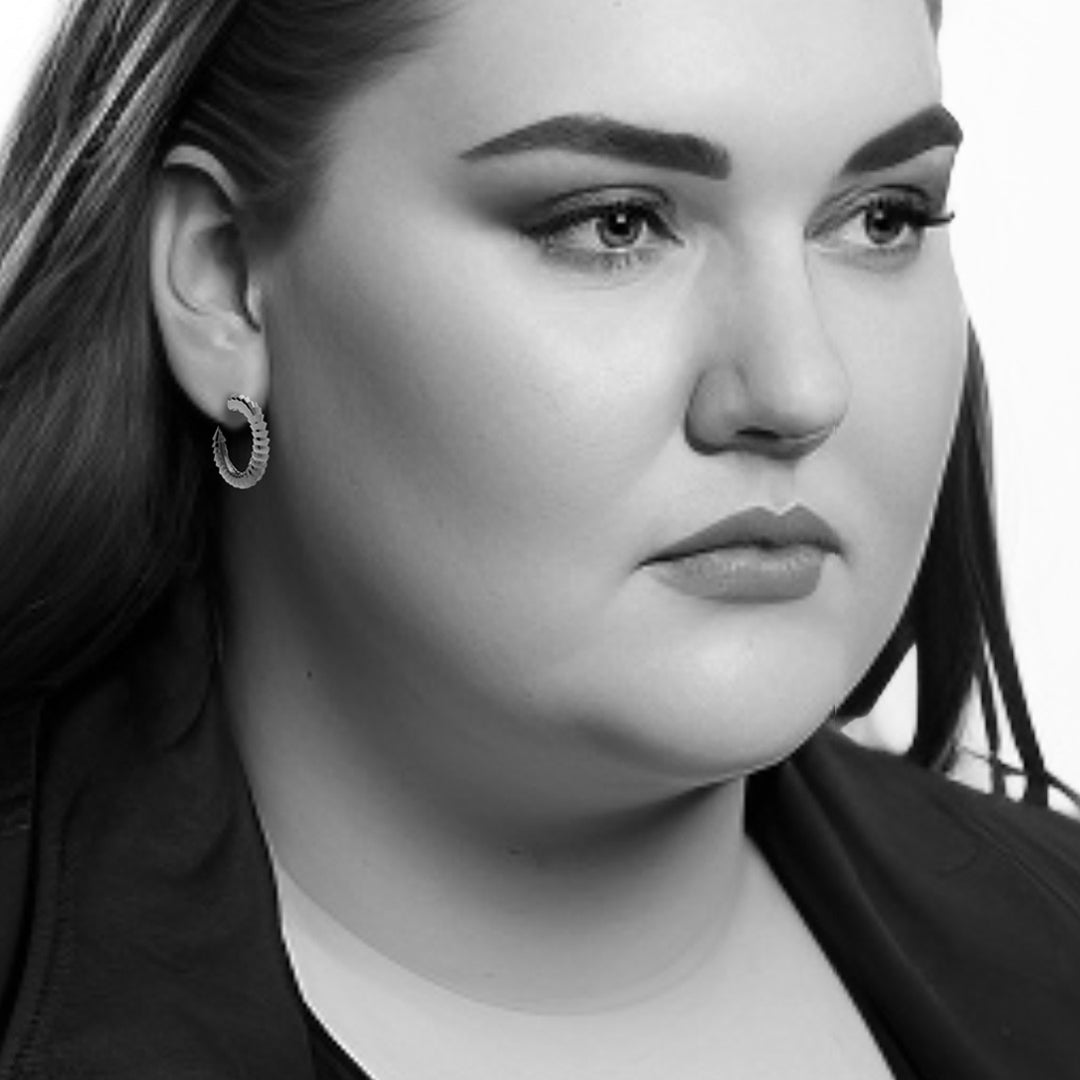 Ourea Sterling Silver Hoops - NYXA