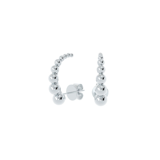 Aether Sterling Silver Wrap Earrings - NYXA