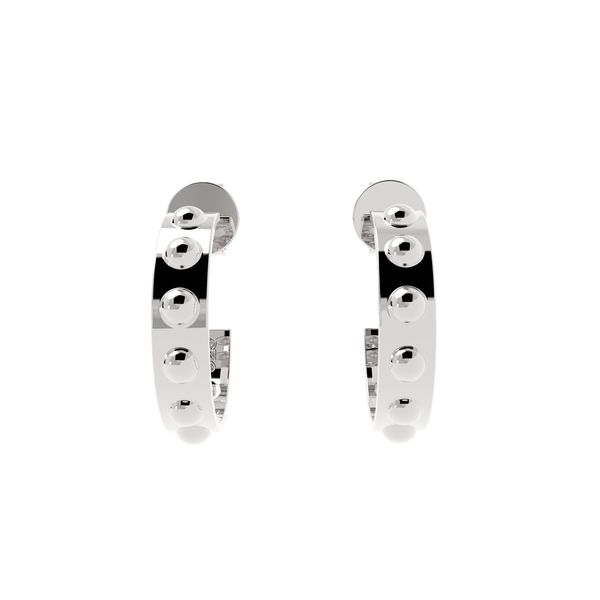 Large Aether Sterling Silver Hoops - NYXA