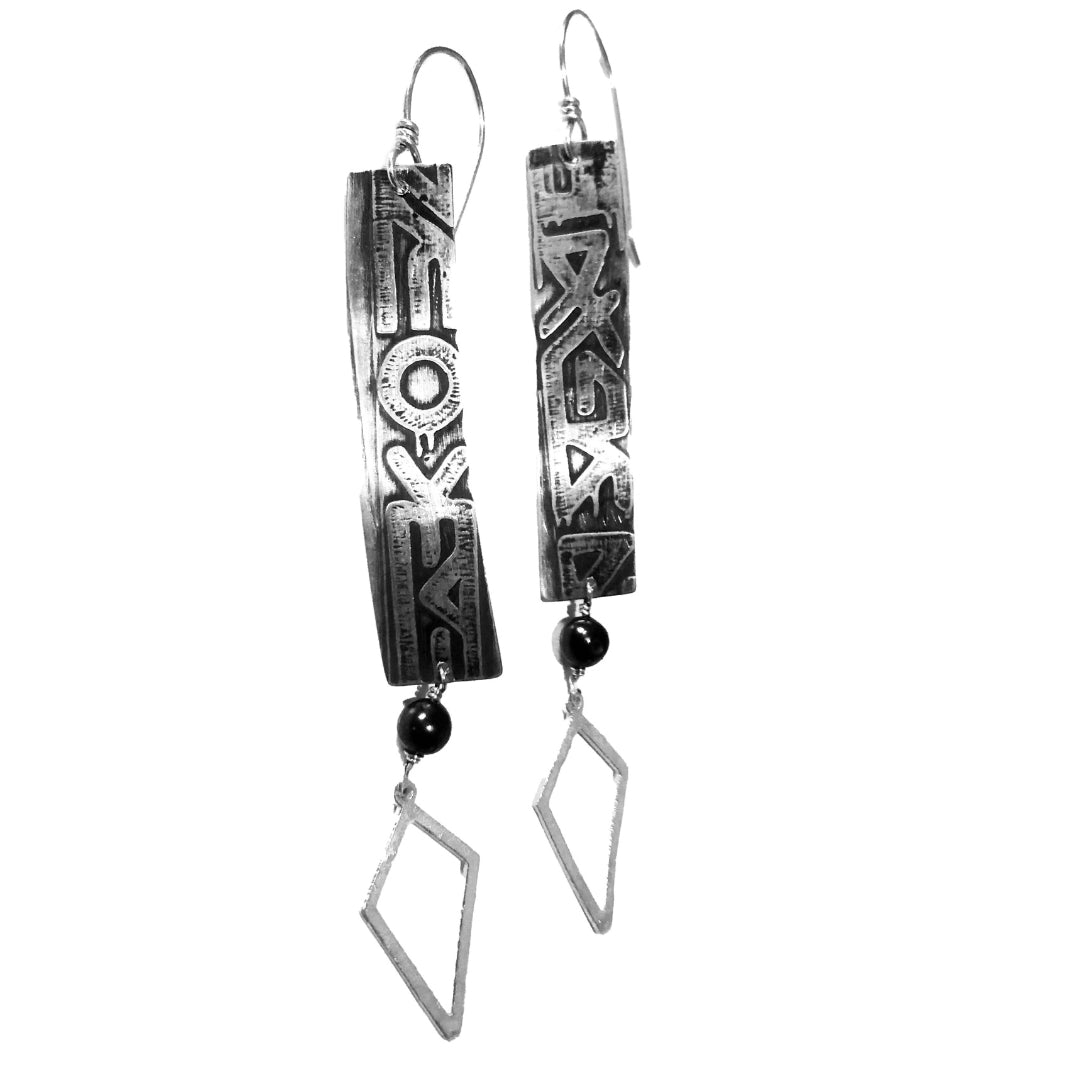 Clio Sterling Silver Drop Earrings
