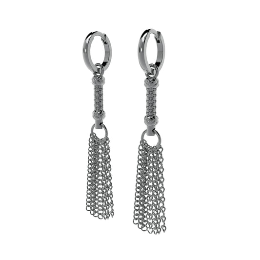 Aphrodite Sterling Silver Drop Earrings