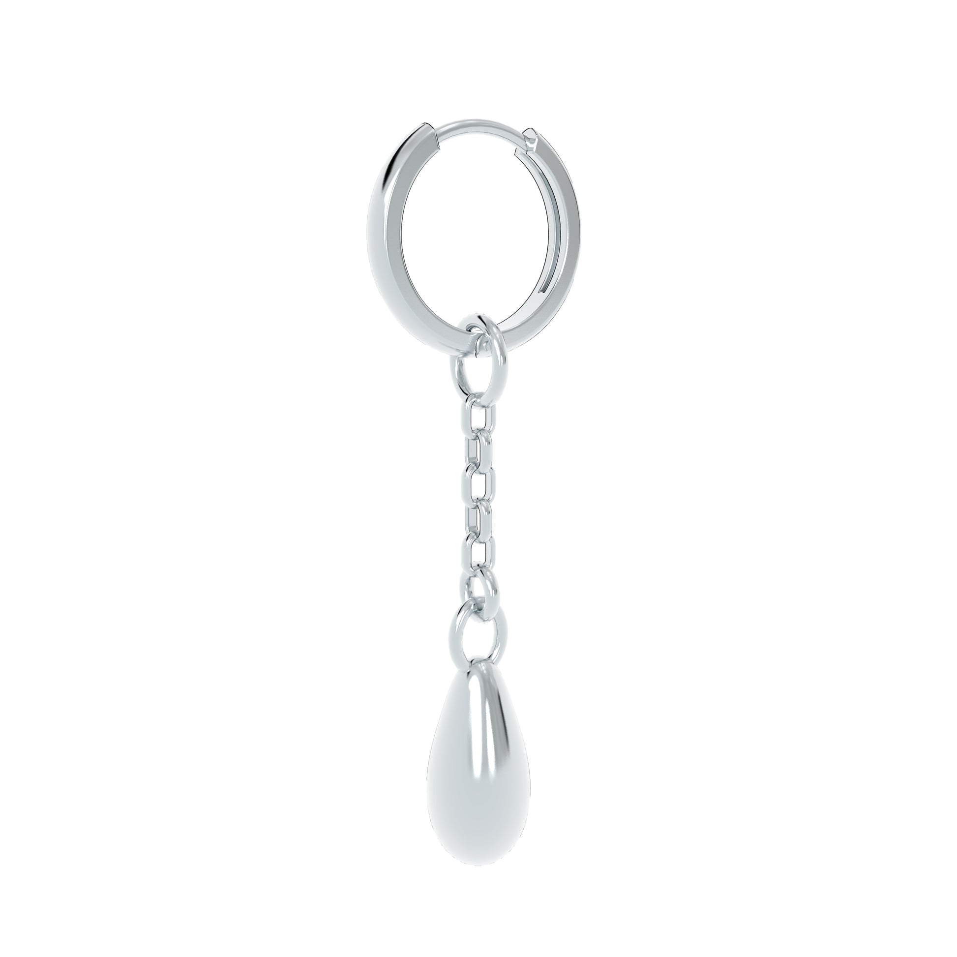 Liquid Silver Drop Earrings - NYXA
