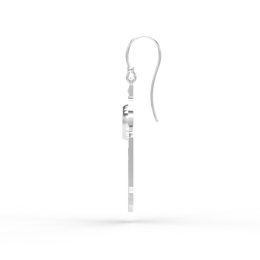 Monada Futuristic Art Deco Earrings