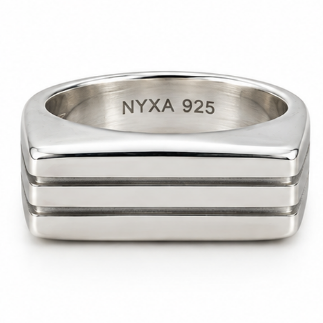 Parallel Sterling Silver Ring
