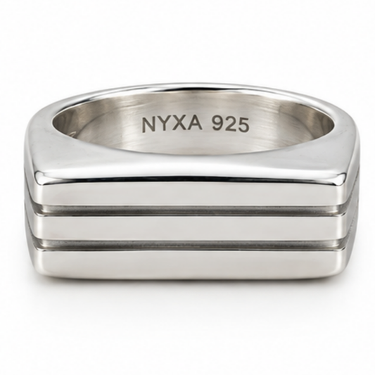 Parallel Sterling Silver Ring