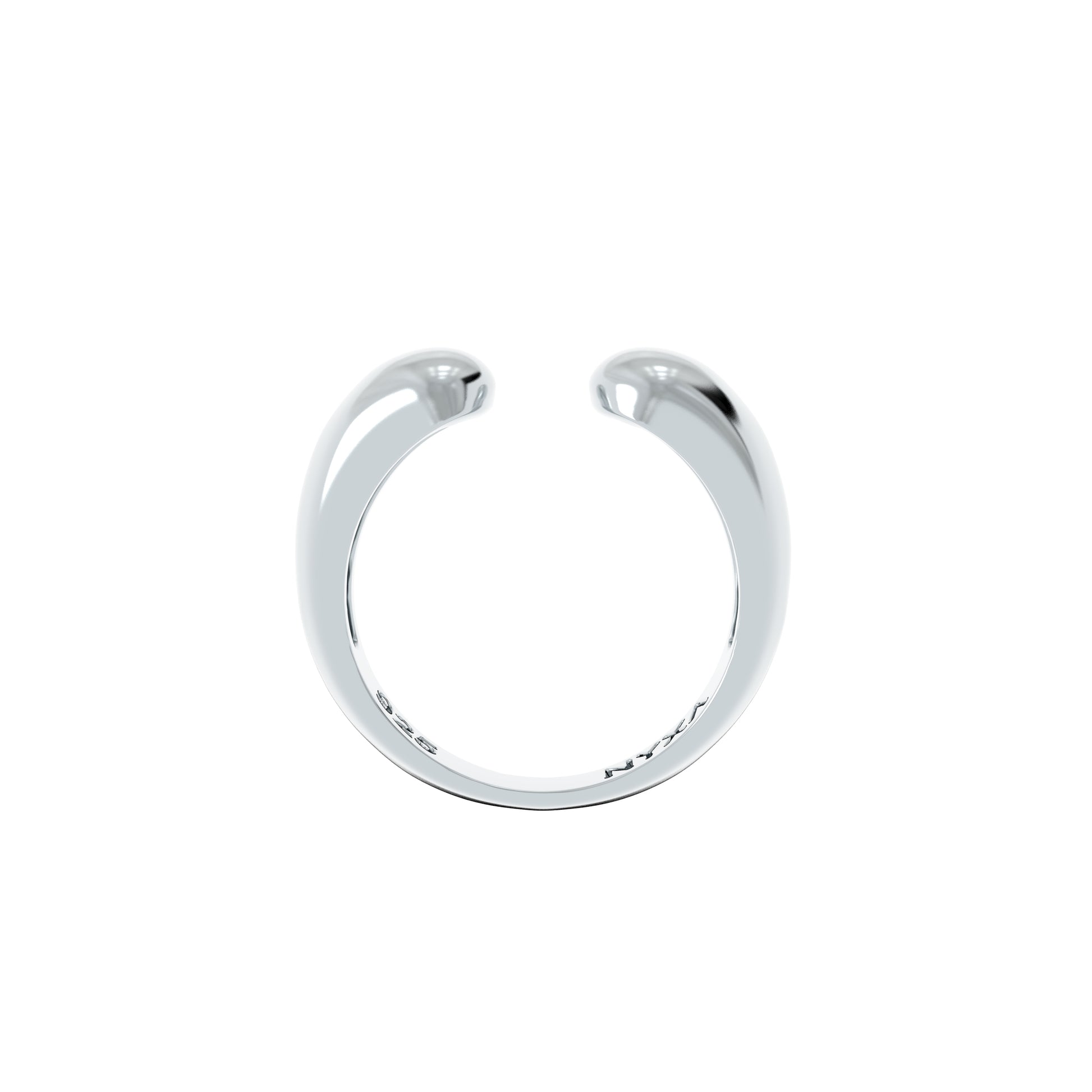 Liquid Silver Fusion Ring - NYXA