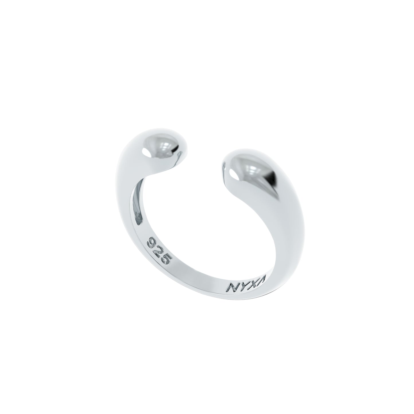 Liquid Silver Fusion Ring