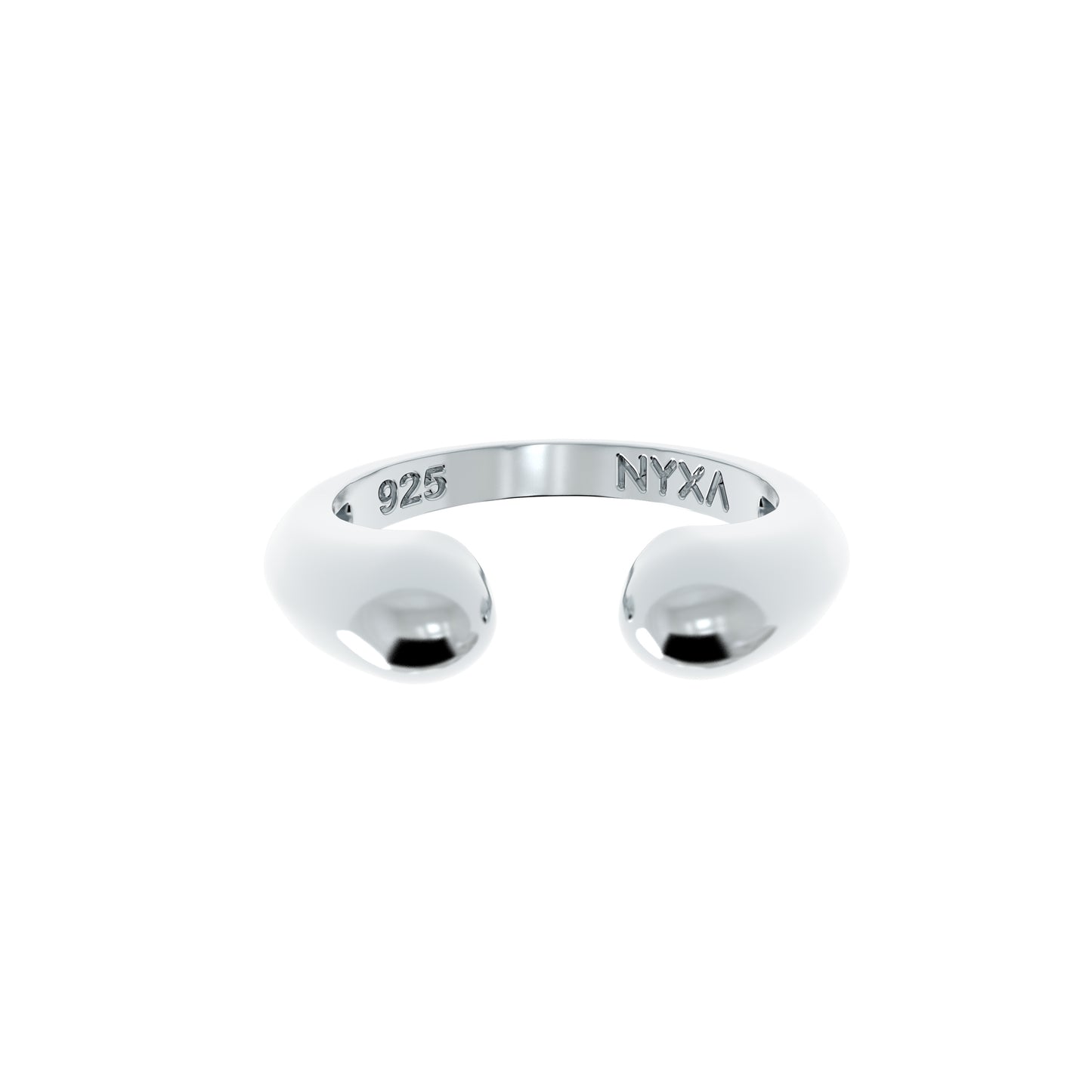 Liquid Silver Fusion Ring - NYXA