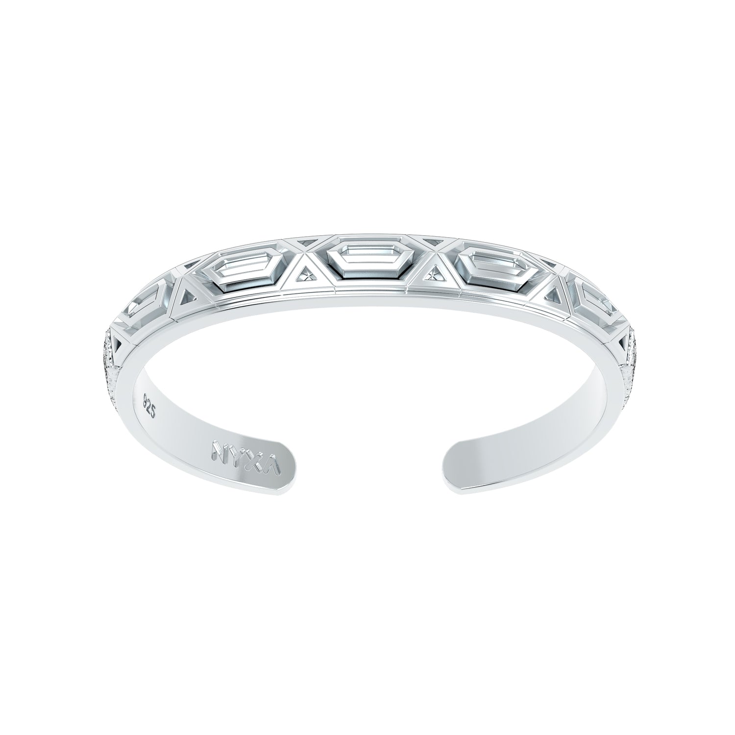 Castro Cuff Sterling Silver Bracelet - NYXA