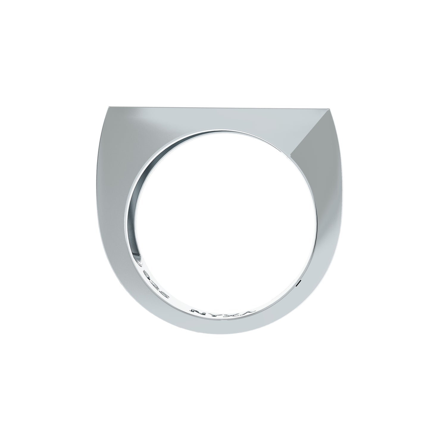 Sector Sterling Silver Stacker Ring - NYXA